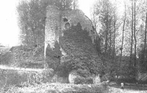 Environs de Laval Torcé-en-Charnie : ruines du château de Bouillé