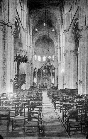Paray-le-Monial : intérieur de la basilique