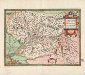 Carte de l'Anjou