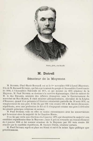 M. Dutreil, sénateur de la Mayenne