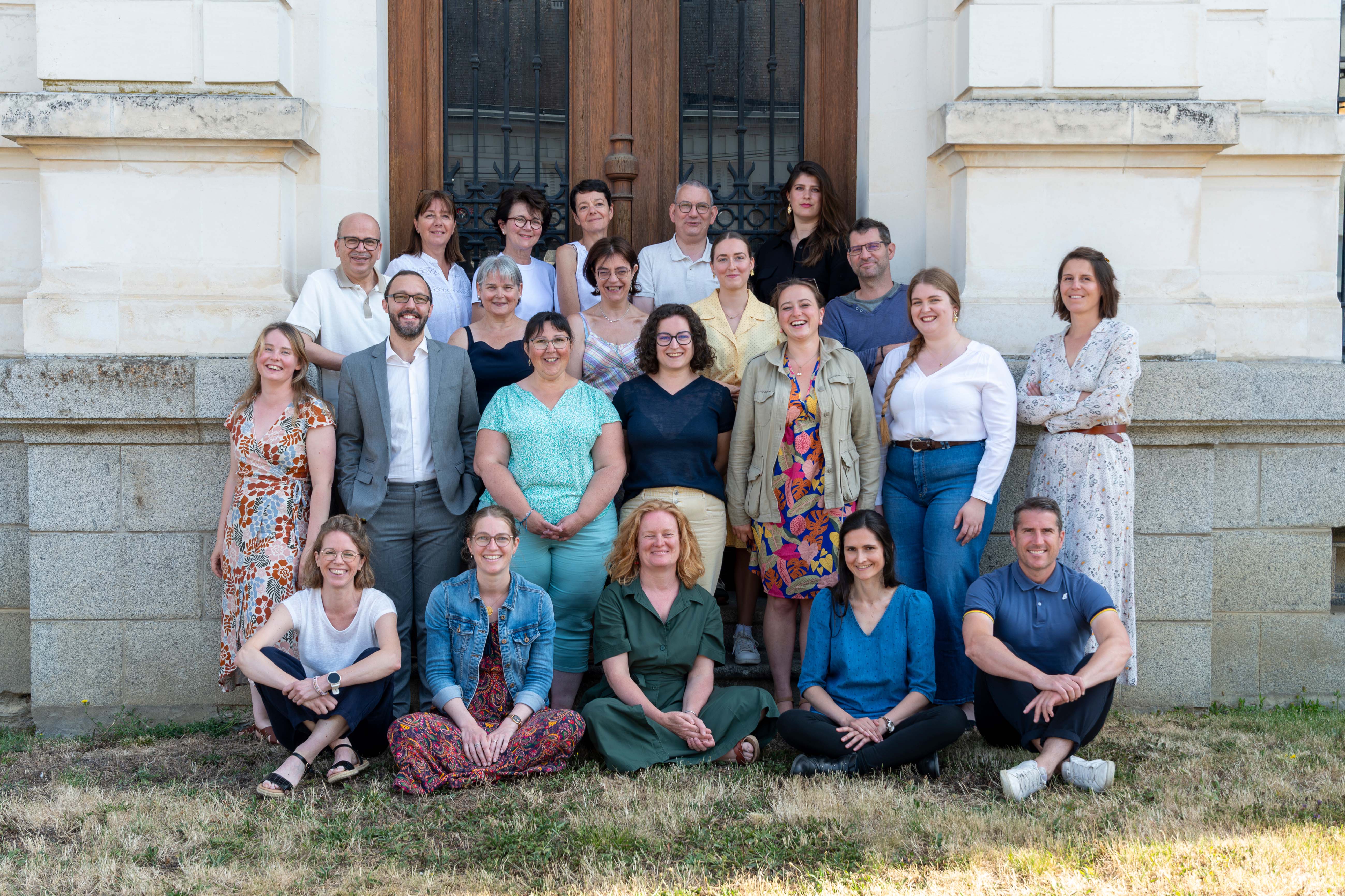 Photo de l'équipe des Archives de la Mayenne