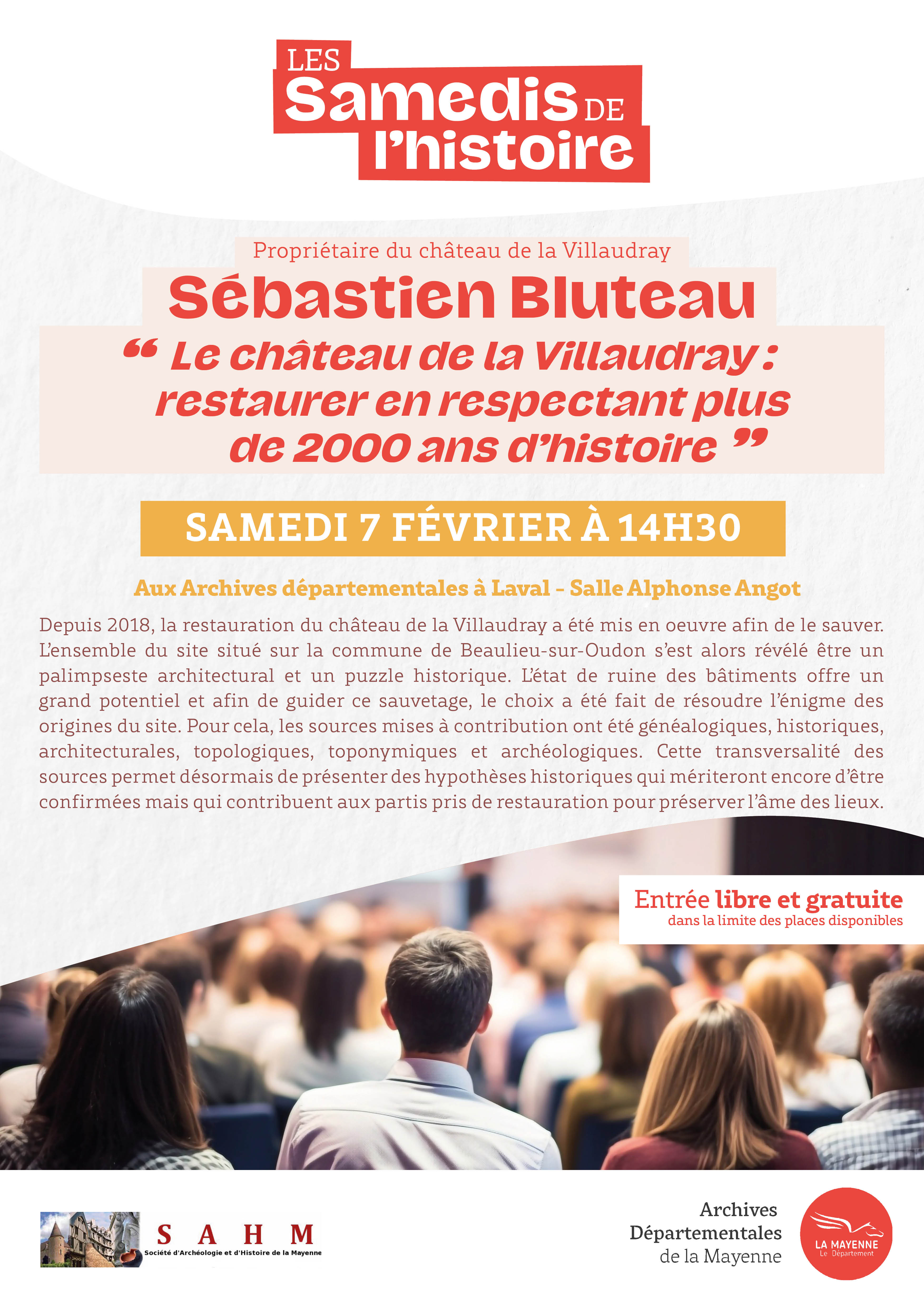 Affiche des "Samedis de l'histoire" du 7 février
